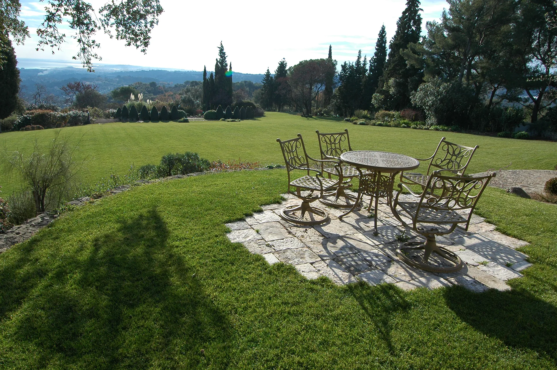 Garden designed by an architectural firm