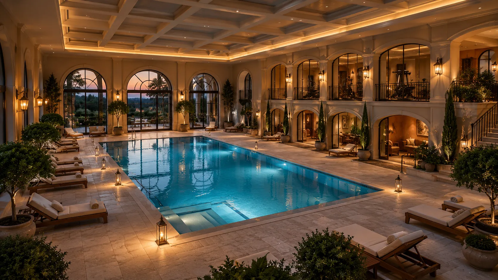 Outdoor swimming pool