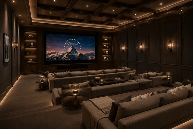 Cinema room by architect