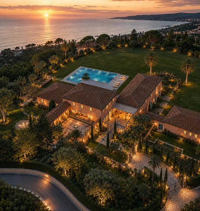 Architecture villa moderne Côte d'Azur